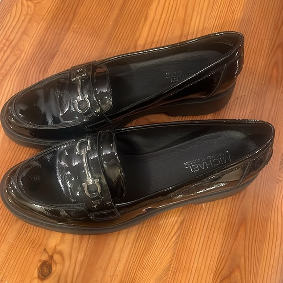 Michael Shannon Emberlynn Patent vegan leather Loafers size 11 - Picture 5 of 14